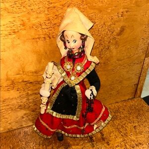 Roldan Klumpe DOLL with original sticker on skirt..  1950s.  Barcelona